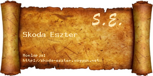 Skoda Eszter névjegykártya
